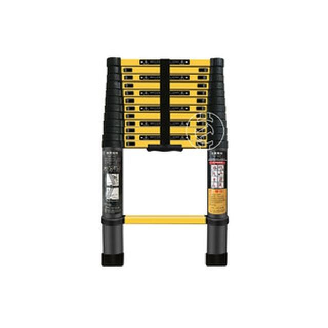 Ztrust telescopic support ladder 15 degree | 4,4 m | Aluminum