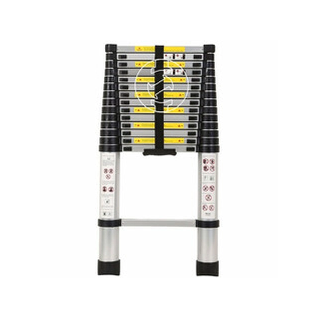 Ztrust telescopic support ladder 15 degree | 4,4 m | Aluminum