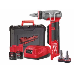 -100000 HUF-COUPON - Milwaukee M12FPXP-I10202C draadloze pijp expander 12 V|9,9 -32 mm | Koolborstelloos |2 X 2 Ah accu + lader | In een koffer