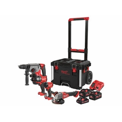 -125000 CUPOM HUF - Milwaukee M18FPP4E-555T pacote de máquina