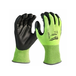 -2000 HUF COUPON - Milwaukee Hi-Vis 4/D cutting level L/9-es cut-proof gloves