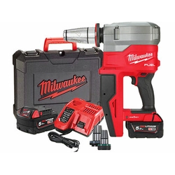 -425000 COUPON HUF - Milwaukee M18FPXP-H10502C extenseur de tuyau sans fil 18 V|32 -50 millimètre | Charbon sans balais |2 X 5 Batterie Ah + chargeur | Dans une valise