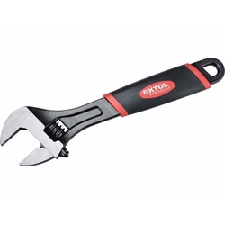 Adjustable wrench, 250mm / 10 ", Red EXTOL-PREMIUM