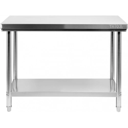 FOLDING WORK TABLE WITH SHELF 1000 × 700 × H850MM YATO | YG-09010