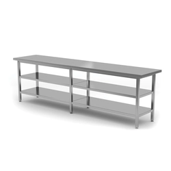 Center table with two shelves | 2600x800x850 mm