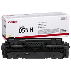 Laserový toner CRG-055H pro tiskárny i-Sensys LPB663, 664, MF742, 744, 746, CANON, žlutý, 5,9k