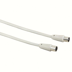 Hama 42964 Coaxial antenna cable 7.5m White