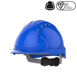 Safety Helmet JSP Evo3 with ventilation, adjustable Blue