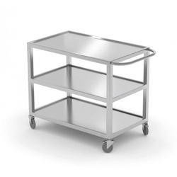 Three-shelf waiter's trolley 1200 x 500 x 850 mm POLGAST 423125 423125