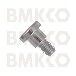 Din 923, Flat head screw with straight slot, with shoulder, steel 5.8, without surface treatment, m8x20 mm