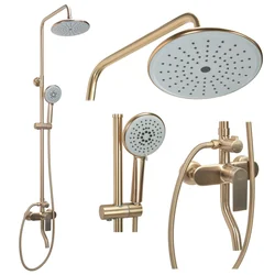 Rea VERSO Brush Gold Shower Set Brushed Gold