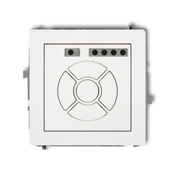 Venetian blind switch/-push button Karlik DSR-4 White IP20