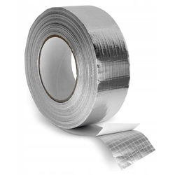 Aluminum tape, reinforced, self-adhesive for insulation, width 48mm length 50 m