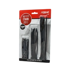 Cable ties set, black 2,5/3,5