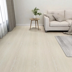 Self-adhesive laminate flooring, 55 pcs, PVC, 5.11 m², beige
