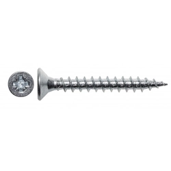 Wood screw concealed head 4,0x30 PZ2 Zn (50 / pc pack)