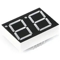 0.56'' inch 2x LED-display 7 segment 2VDC Gemeenschappelijke anode +