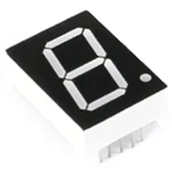 0.56'' polegada 1x display LED 7 segmento 2VDC Ânodo Comum +