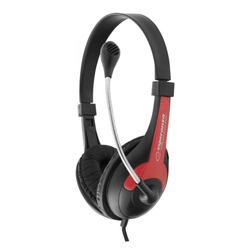 EH158R Red Esperanza Rooster headphones with microphone