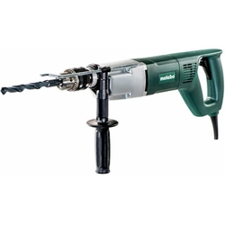 Metabo BDE 1100 electric drill with chuck 230 V | 1100 W | 0 - 640 RPM/0 - 1200 RPM | Chuck 3 - 16 mm | In metal 16 mm | In a cardboard box