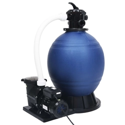 Sand filter with 7-drożnym valve and 1000 W pump