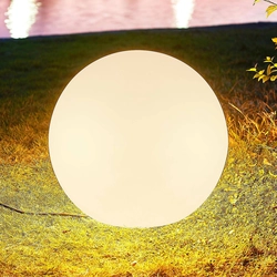 Arcchio Orlana light ball, IP65, white, 45 cm