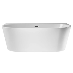 Free-standing wall-mounted bathtub Corsan E030 Mono wide edge 170 cm