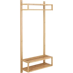 Bali bamboo hanger with shelf