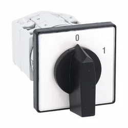 20A 5kw 0-1 ON-OFF 3 poly IP40 industrial recessed switch with PACO cam for panels with direct contact protection