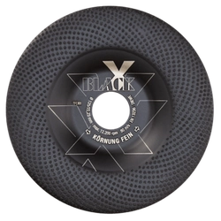 BLACK-X flexible diamond cup with low vibration. 125x22.23mm Coarse granulation