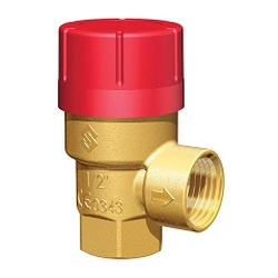 Flamco Pojistný ventil pro ústřední topeníPRESCOR, připojení GW 1/2, 1,5 čárový kód 27608