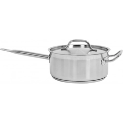 Stainless steel saucepan, dia. 24cm 5L + cover