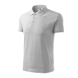 MALFINI Pique Polo Polo shirt for men Size: XL, Color: light gray highlights