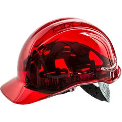 PORTWEST Helmet Peak View ventilated Color: red