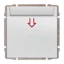 Card reader - hotel switch, for card 54x86 mm, 5 sec. delayed off all white Kos 66 KOS