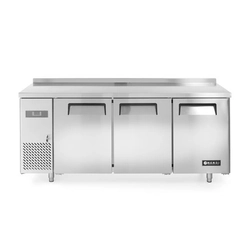 Kitchen Line 3-door refrigerated table with side unit, 600 HENDI 233382 233382