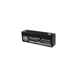 Battery AGM VRLA 12V 2,3A dimensions 178mm x 34mm x h 60mm GBS (20)