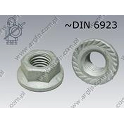 Nuts M12 ~DIN 6923 8 fl Zn
