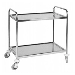 Waiter's trolley 2-półkowy (screwed) made of stainless steel INVEST HORECA RP2-2 RP2-2