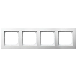 Quadruple frame, white, AS