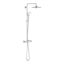 Stationary shower system Grohe Euphoria 260, with thermostatic faucet and adjustment of rain zones