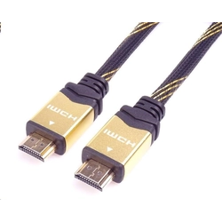 PREMIUMCORD HDMI 2.0 High Speed cable + HQ Ethernet cable, gold-plated connectors, 3m