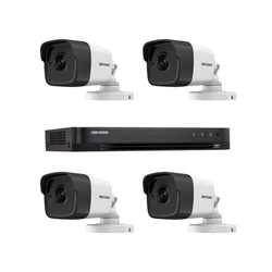 Hikvision full HD video surveillance system 4 cameras, Ir 40m