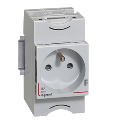 Socket outlet for distribution board Legrand 004280 AC Protective contact (SCHUKO) IP2X