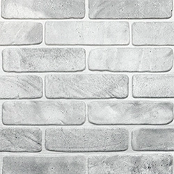 Flexpanel PVC wall panel - Brick (rustic gray brick) Old Brick Gray plastic wall covering