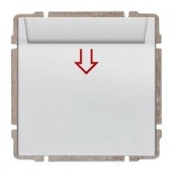 Card reader - hotel switch, for card 54x86 mm, 5 sec. lagging off all aluminum Kos 66 KOS
