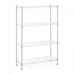 Metal shelf - 4 mats - 1200 x 450 x 1800 mm Royal Catering 10011852 RCMR-1800P42