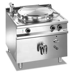 Electric boiling pan 150l with indirect heating
