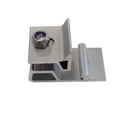 Connector for mounting profiles 40x40 triangle photovoltaics PV