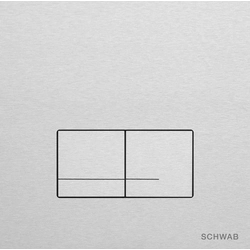 Schwab Arte Duo aluminum flush plate